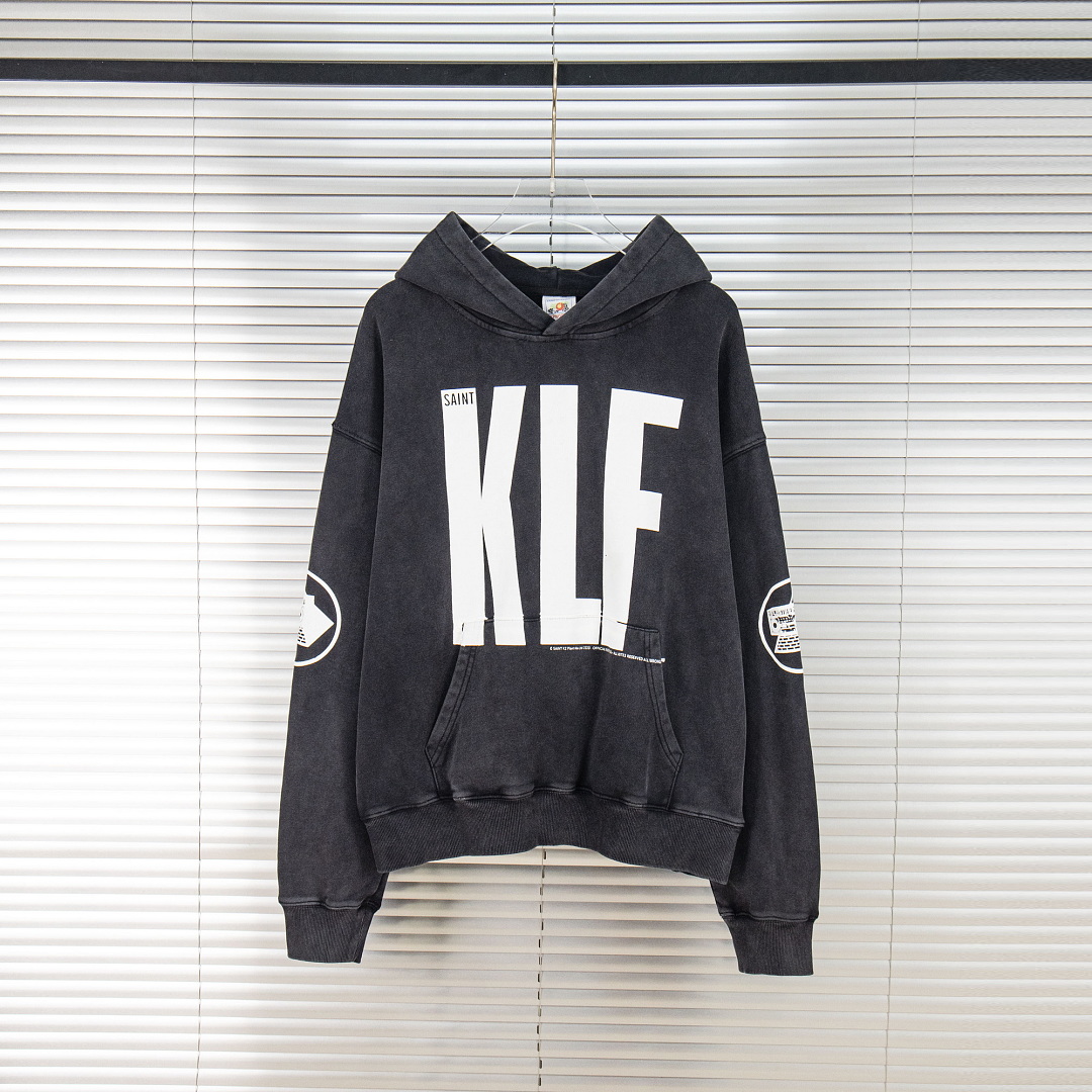 Vintage Washed Hoodie SAINT KL - Streetwear Brand Vintage ulasan dan harga