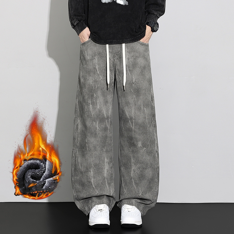 2026 Men's Loose Cotton Pants  - Streetwear Brand Vintage ulasan dan harga