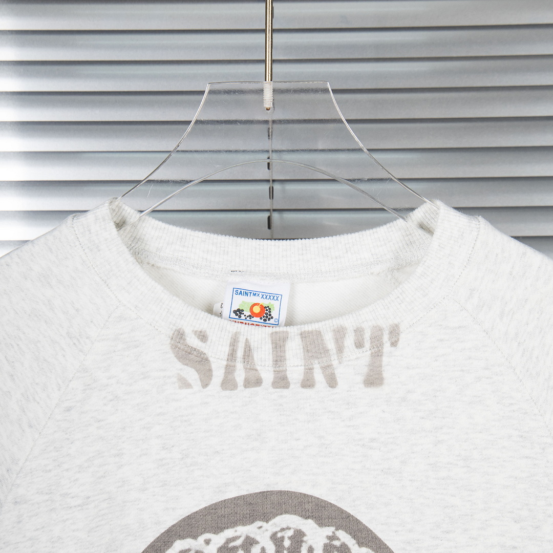 25fw Saint Co-brand Sweatshirt - Streetwear Brand Vintage ulasan dan harga